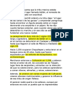 LA HISTORIA cuenta que la tribu mexica estaba asentada en un lugar llamado Aztlán.docx