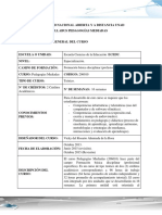 Syllabus 2015 2 Pedagogia Mediada