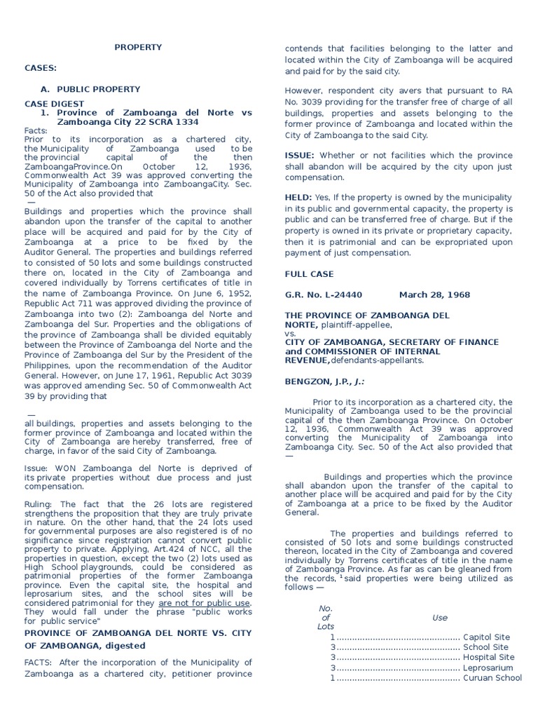 Zamboanga Property Dispute Case | PDF | Mortgage Law | Property