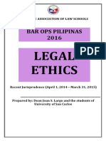 Recent Jurisprudence in Legal Ethics