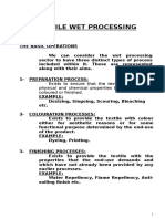 Textile Wet Processing