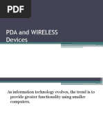 PDA and WIRELESS