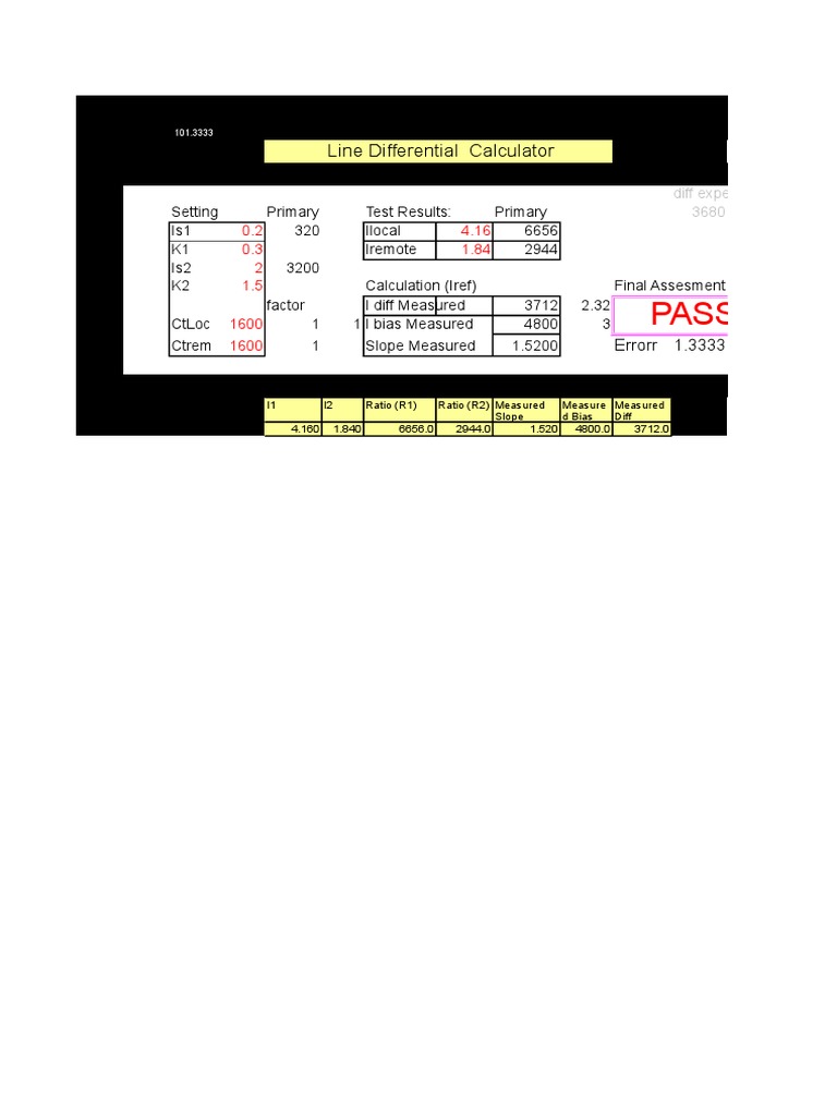 P543 Diff Calculator PDF