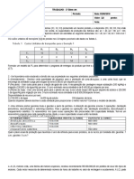 Trabalho Pesquisa Operacional - 2º Bimestre ALUNO