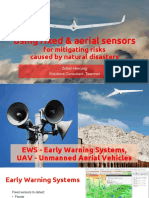 Using Fixed and Aerial Sensors for Mitigating Risks Caused by Natural Disasters