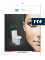 PRICE GUIDE DEC 2015 - Toilets, Basins, Cisterns, Seat Covers