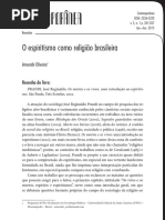 O Espiritismo Como Religião Brasileira_2015