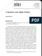 O Espiritismo Como Religião Brasileira - 2015