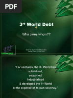 3 World Debt: Who Owes Whom??