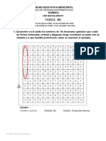 Tarea 6 Configuracion Electronica y Tabla Periodica