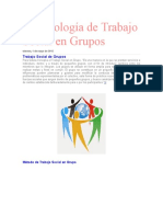 Metodología de Trabajo Social en Grupos
