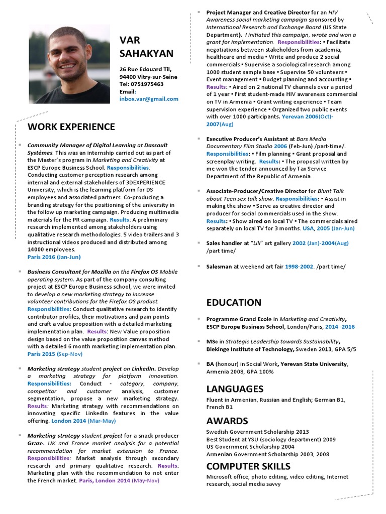 Personal skills for resume in sentence picture