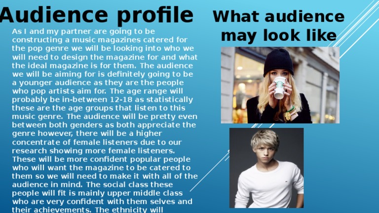 Target Audience for Pop Music Magazine | PDF | Social Science