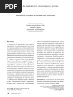 Avaliação Da Maturação Em Crianças e Jovens - MUITO BOM