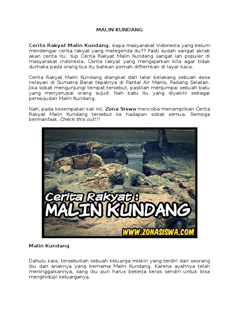 Malin Kundang