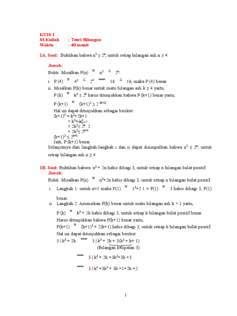 20+ Contoh Soal Teori Bilangan Bulat Contoh Soal Terbaru