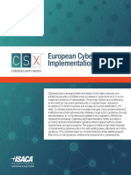 European Cybersecurity Implementation Overview Res Eng 0814