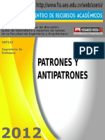 IGF1 12 E-Patrones y Antipatrones