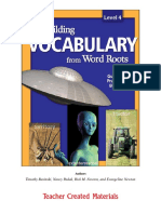 Building Vocabulary From Word Roots-Level 4 PDF