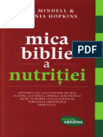 Dr. Earl Mindell & Virginia Hopkins - Mica Biblie a Nutritiei