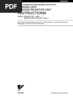 Braking Unit Braking Resistor Unit CDBR Lkeb Instructions (Toe-C726-2g)