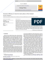 Paper Economic Efficiency of Solar Hot Water Policy in New Zealand