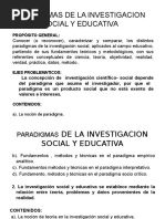 Paradigmas de La Investigacion Social y Educativa