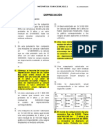 Trabajo de Aula - Depreciación