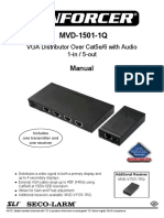 MVD-1501-1Q: VGA Distributor Over Cat5e/6 With Audio 1-In / 5-Out