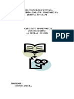 Documents - Tips - 125130767 Caietul Catalog Al Profesorului PDF