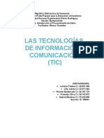 TIC: Tecnologías de La Información y Comunicación