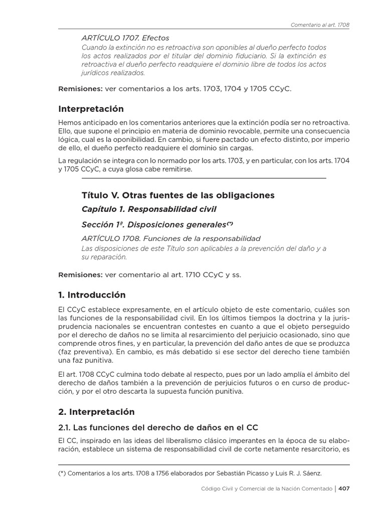 CCyC Nacion Comentado Tomo IV Oblig | PDF | Derecho penal | Propiedad