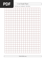 Graph Paper 1 CM Red PDF