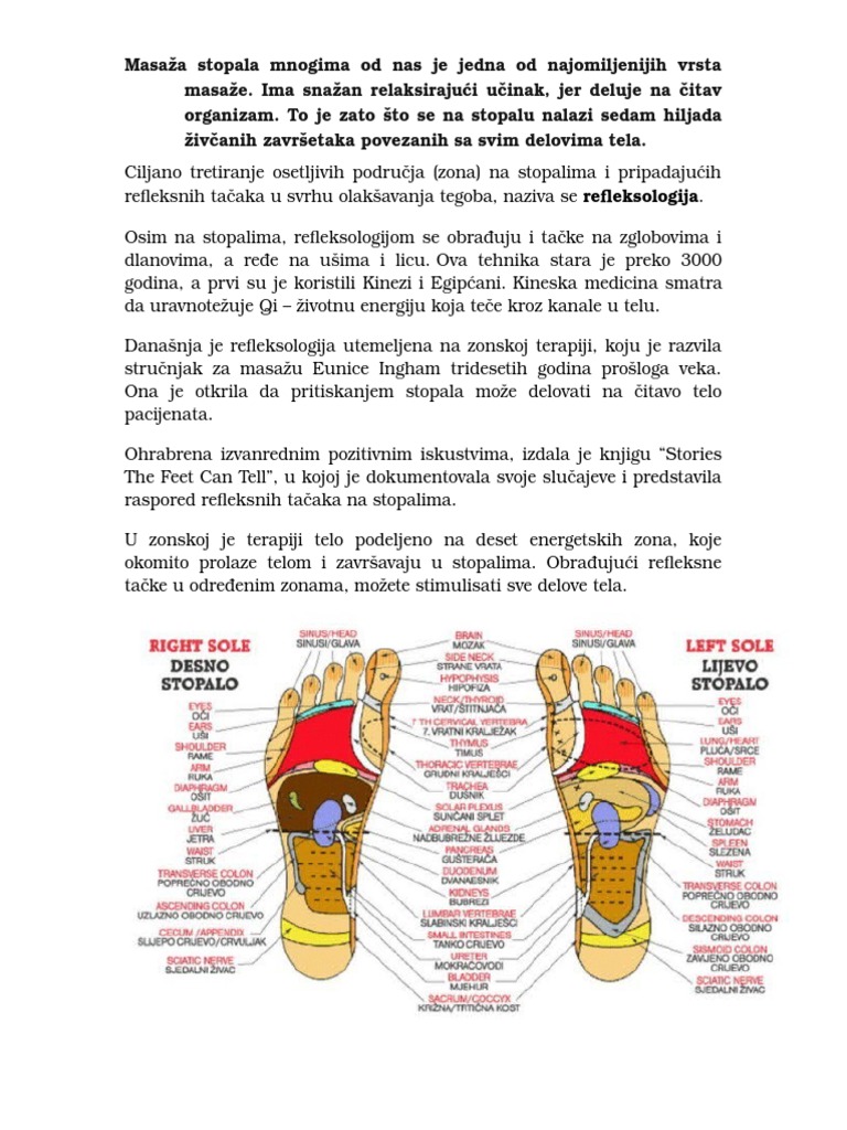 Refleksoterapija 1 | PDF