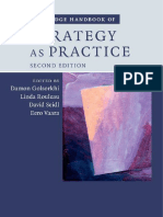 1cambridge Handbook of Strategy - Damon Golsorkhi, Linda Rouleau, PDF