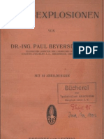 Staub - Explosionen Von Paul Beyersdorfer 1925