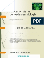 Aplicación de Las Derivadas en Biología