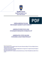 Udhezim Administrativ Nr. 03-2013 Per Standardet