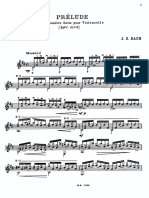 BACH J.S. - Prelude From Cello Suite N°1 BWV 1007 (Ed Eschig, Transc Pujol) (Guitar - Chitarra) PDF