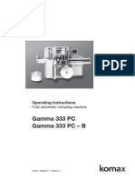 Gamma 333 PC Gamma 333 PC - B: Operating Instructions