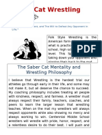 Saber Cat Wrestling