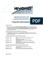 Frequently Asked Questions: ANSI Z359 Fall Protection Code