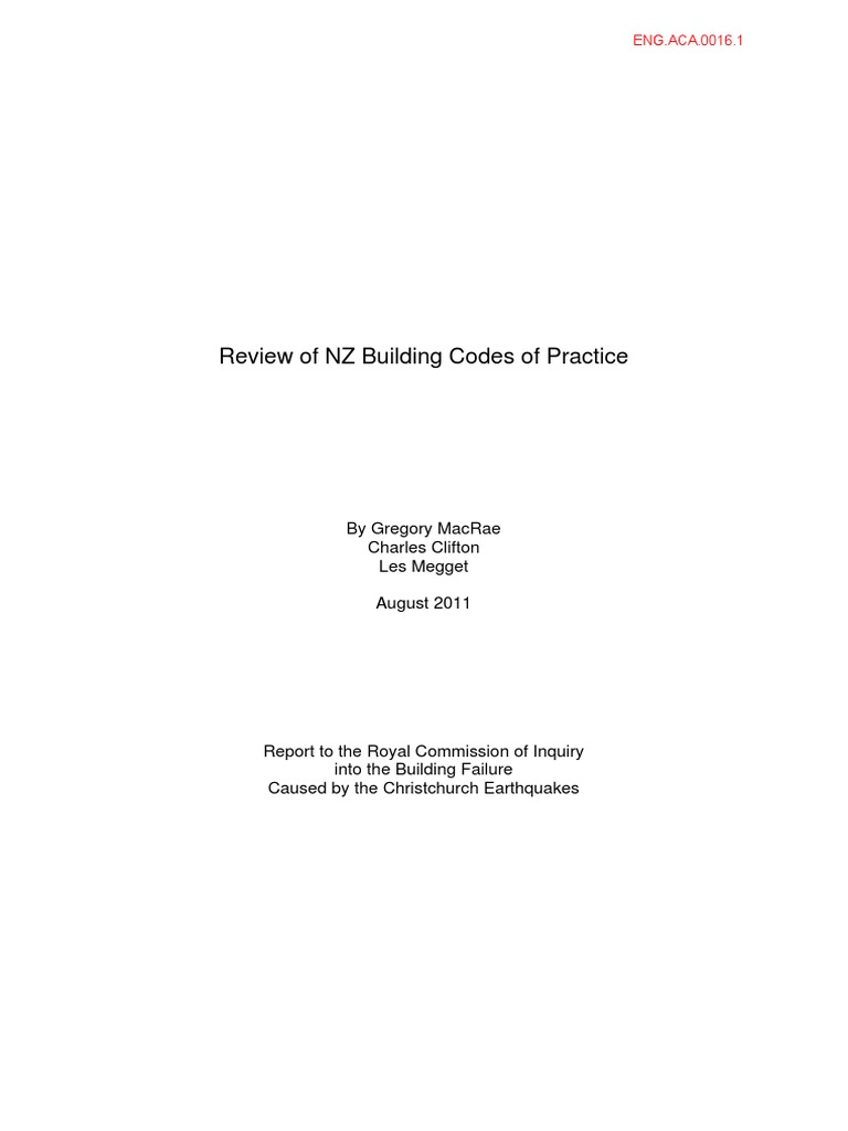 Review of NZ Building Codes of Practice | PDF | Strength Of Materials ...