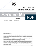 Service Manual: 39" LCD TV Chassis PL13.10