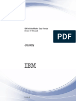 Glossary: IBM Initiate Master Data Service