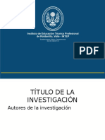 P03-FT-03 Diapositivas Investigación Nuevo Formato