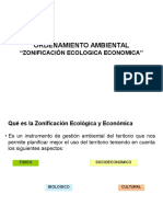 Ordenamiento Ambiental: "Zonificación Ecologica Economica"
