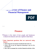Over View of Finance