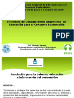Educacion para El Consumo Sustentable Carmen Varese