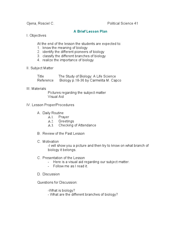 sample-of-brief-lesson-plan